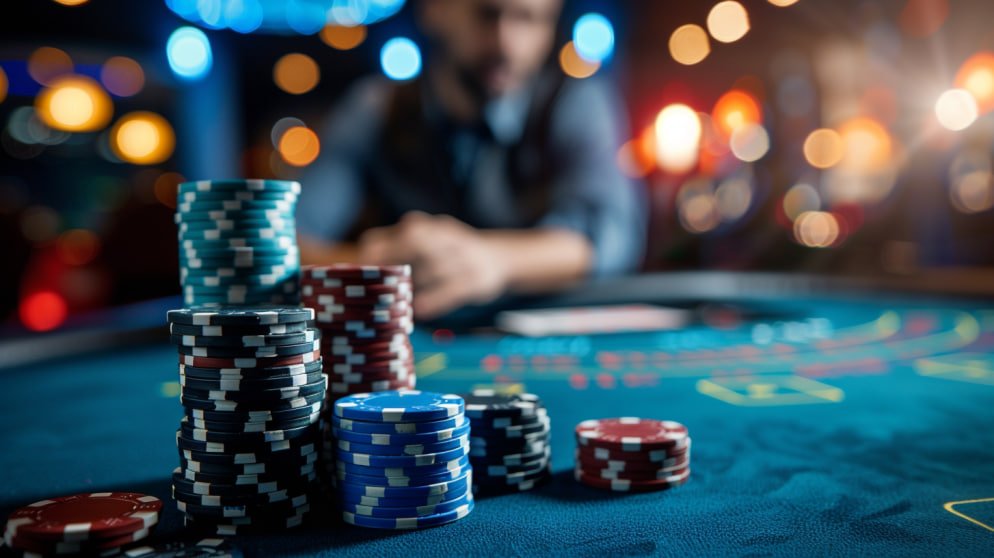 Texas Hold'em community cards displayed on gudang78 table